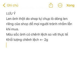 Len baby yarn cuộn 40g