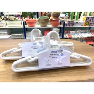 [10 Phân Loại] Bộ Sưu Tập Móc Quần Áo Người Lớn Nhựa Cao Cấp Inochi - giao màu ngẫu nhiên