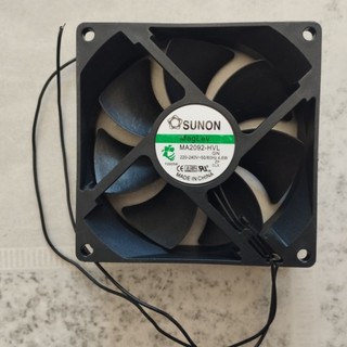 Quạt tủ lạnh aqua- sunon vuông 2 dây- 220v 4.6w