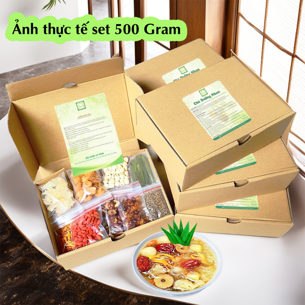 Chè dưỡng nhan 15 vị - Combo 2 set - Nguyên liệu cao cấp, đầy đủ 15 vị