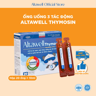 Ống uống Altawell Thymosin hỗ trợ bé ăn ngon, ít ốm, tăng trưởng tốt, cải thiện tiêu hóa