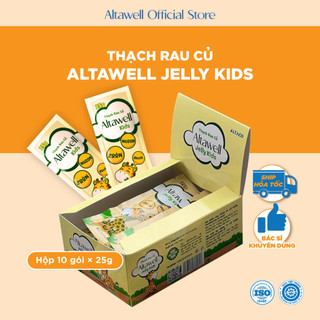 Thạch rau củ Altawell Jelly Kids giúp bổ sung canxi hữu cơ và chất xơ tự nhiên từ rau củ