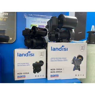 Máy bơm tăng áp điện tử trợ lực máy giặt, nước nóng 100 độ C Landisi 125w 150W WZB-125G WZB-150GA WZB-200GA WZB-XB200A