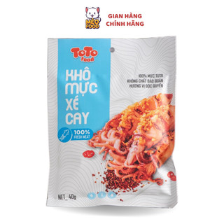Khô mực xé cay toto food 40 gram