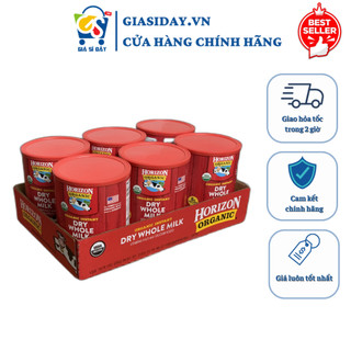 Sữa horizon organic dry whole milk, sữa tươi nguyên kem dạng bột, sữa công thức 870g