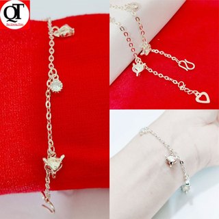 Lắc đeo tay nữ Hồ Ly bạc ta trang sức Bạc Quang Thản - LTNU12