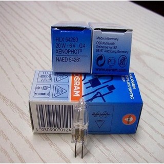 Bóng đèn osram 64250 hlx 6v 20w cho kính hiển vi, đèn mổ, đèn y khoa