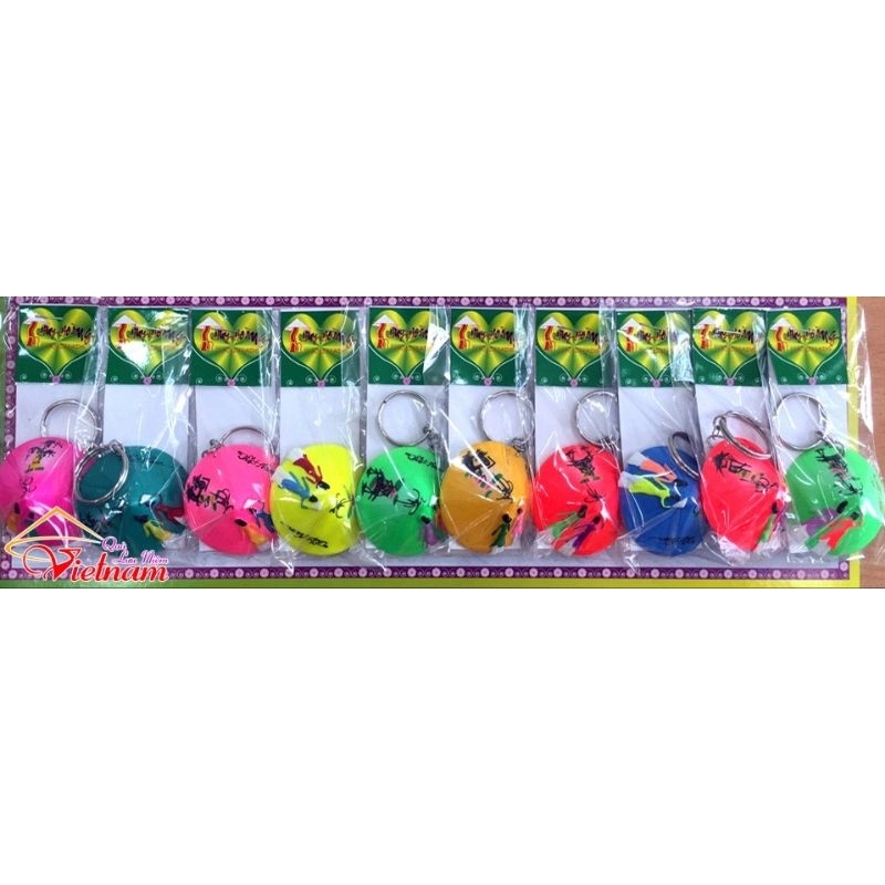 Combo 10 lốc móc khoá 4.5cm