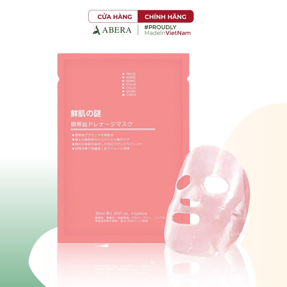 Mặt Nạ Dưỡng Da Rwine Beauty Collagen Mask Nhau Thai Cừu Nhật Bản 22ml