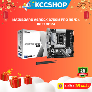 Mainboard asrock b760m pro rs/d4 wifi ddr4 - mới bảo hành 36 tháng