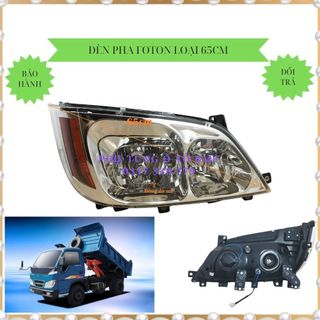 Đèn pha, ốp đèn pha xe tải Thaco Foton 2.4 tấn, Foton ben 4.5 tấn, 6 tấn , loại 3 bóng, dài 65cm.