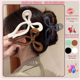 KẸP TOC HÀN QUỐC, KẸP CÀNG HÌNH NƠ HOTTREND Kẹp Tóc Càng Cua Lớn Hình NƠ Thời Trang 2024