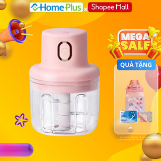 Máy Xay Mini Sạc Điện ONEBI Có Cổng Sạc Usb, Nhỏ Gọn Tiện Lợi Dễ Sử Dụng Xay Hành Tỏi Rau Củ Quả Thể Tích 250ML