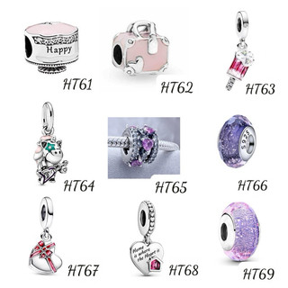 Hạt charm pandora trang trí vòng tay bạc s925
