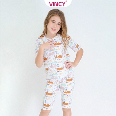 Bộ Đồ Thun Lửng Cho Bé Vincy KTL011W33