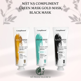 Mặt nạ Compliment Green Mask Gold Mask Black Mask giảm mụn, chống lão hóa
