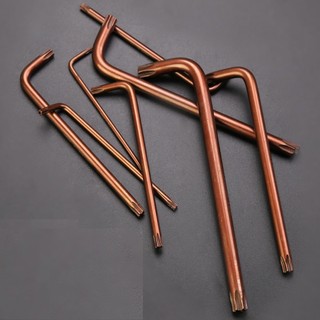 Lục giác sao, lục giác hoa thị nâu lẻ có lỗ t10,t15,t20,t25,t27,t30,t40,t45,t50