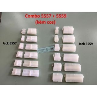 Bộ jack máy tính 5557 5559 kèm cos