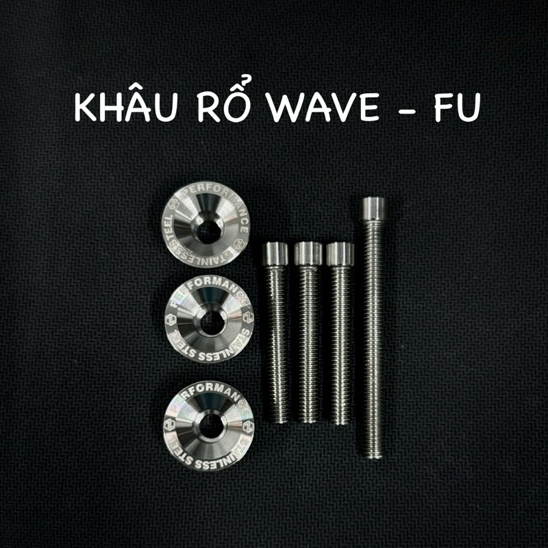 ỐC KHÂU RỔ INOX WAVE - FU