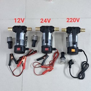 Máy bơm nhiên liệu xăng, dầu, nhớt 12v - 24v - 220v công suất lớn