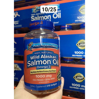 Viên uống dầu cá hồi Pure Alaska Salmon Oil Omega 3 1000mg