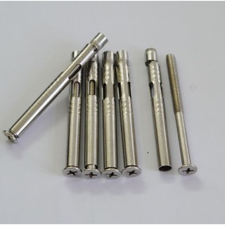 1 Cây Nở Inox, Bu Lông Nở Bằng Inox, Tắc Kê Gắn Tường 304 M8x100 Loại Xịn