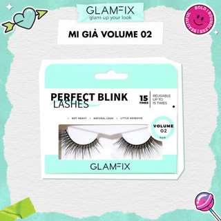 GLAMFIX Mi Giả Chính Hãng Nổi Bật Làm Dày và Dài Mi Cho Lớp Makeup Nổi Bật Toàn Diện Perfect Blink Lashes