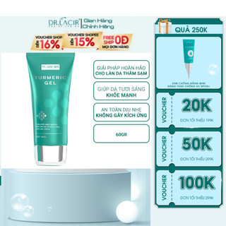 Gel Mờ Thâm Turmeric gel Dr Lacir Giảm Các Vết Thâm Do Mụn