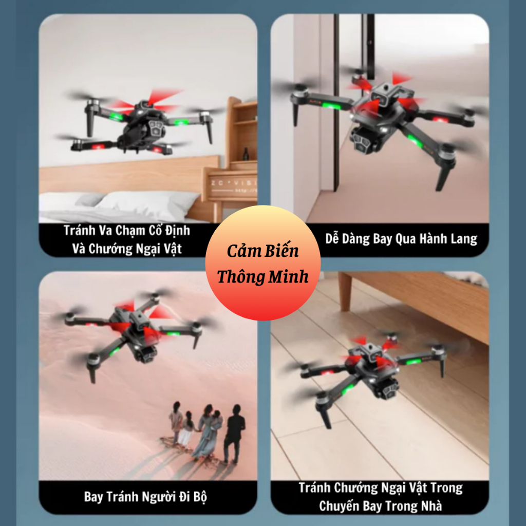 Flycam M1S Camera Full HD Siêu Nét, Play cam Dành Cho Người Mới, Fly cam Động Cơ Không Chổi Than | BigBuy360 - bigbuy360.vn
