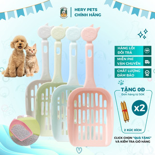 [5 Màu] Xẻng Hót Phân Chó Mèo - Đồ Xúc Cát Vệ Sinh Thú Cưng Tiện Dụng (Có Ảnh Thật)