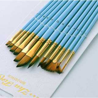 Cọ vẽ ZhuTing theo bộ 12 cây.