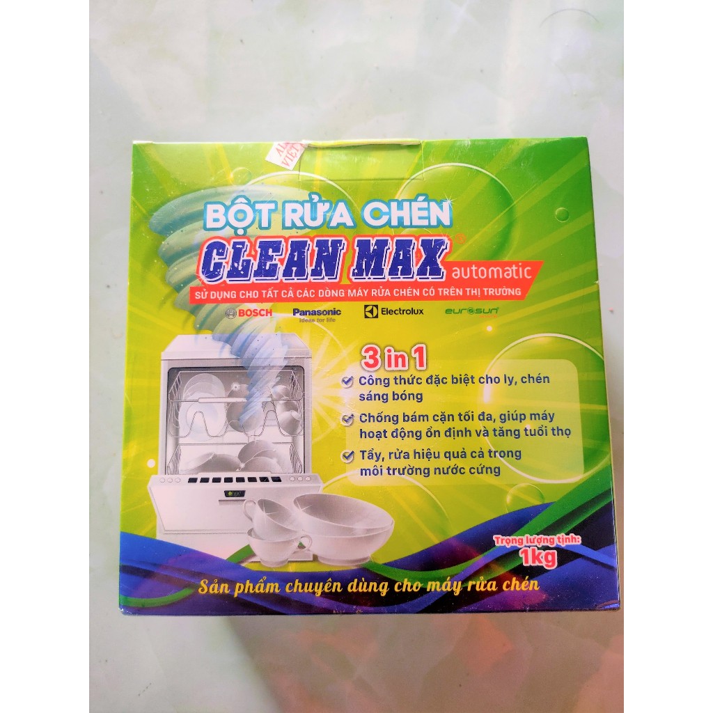 1KG Bột rửa bát CLEANMAX