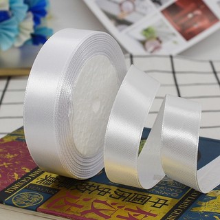 Cuộn duy băng vải lụa satin ( duy băng trơn)  khổ 1cm, 2cm....