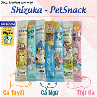 Súp thưởng shizuka 15g cho mèo | xúc xích 15g cho chó mèo - giá siêu rẻ __