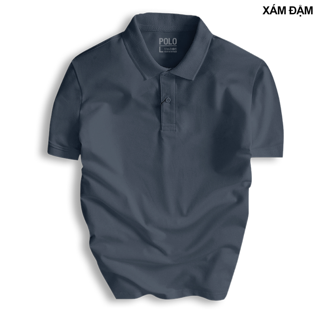 Áo Thun Polo Nam Trơn BASIC cổ bẻ vải chuẩn xịn, form trẻ trung thanh lịch