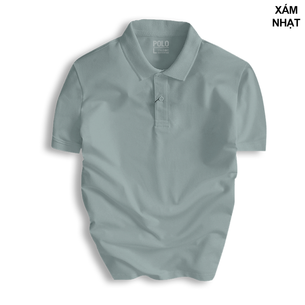 Áo Thun Polo Nam Trơn BASIC cổ bẻ vải chuẩn xịn, form trẻ trung thanh lịch