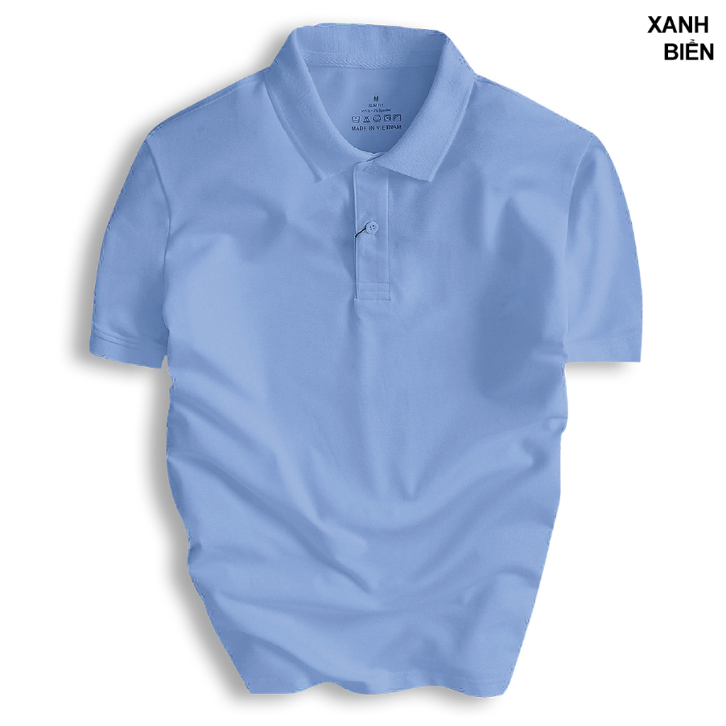Áo Thun Polo Nam Trơn BASIC cổ bẻ vải chuẩn xịn, form trẻ trung thanh lịch