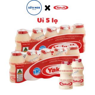  Lẻ Vỉ Sữa Chua Uống Lên Men Yakult - Vỉ x 5 lọ 65ml 