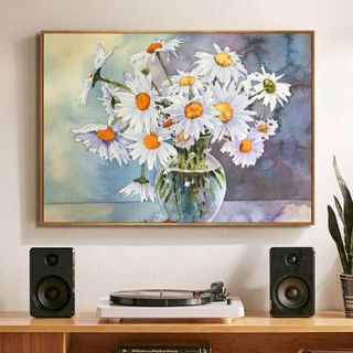 Tranh chân tĩnh vật tranh hoa treo tường tranh in canvas tranh treo phòng khách Decor Tường
