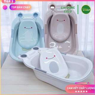 Chậu Tắm Ếch cao cấp cho bé có van thoát nước - Chậu Tắm Ếch cao cấp