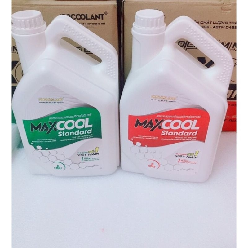 nước làm mát maxcool 4lit loại đỏ