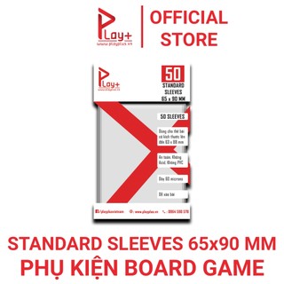 Phụ kiện sleeves cao cấp bọc thẻ bài board game, card bo góc, sưu tầm Kpop chính hãng PLAYPLUS 65X90mm dày 60 microns
