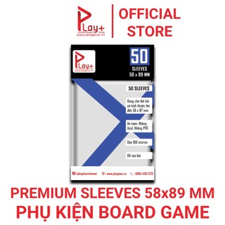 Phụ kiện sleeves cao cấp bọc thẻ bài board game, card bo góc, sưu tầm Kpop 58x89mm dày 100 microns