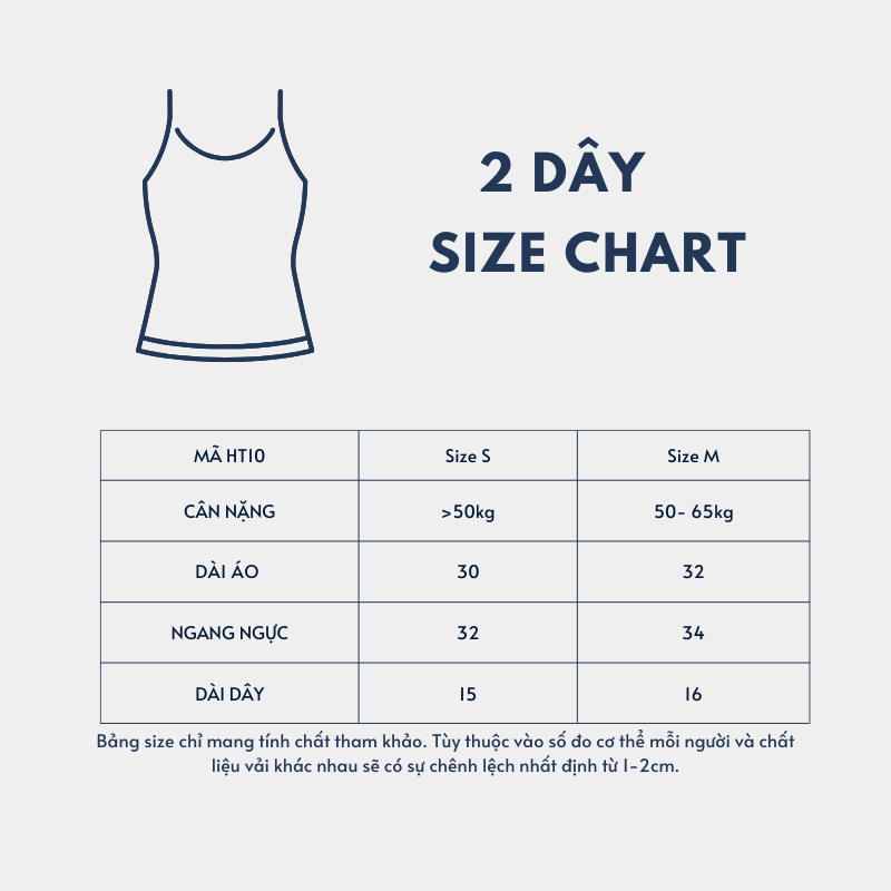 Áo hai dây thun tăm TIDA OFFICIAL mềm mịn thoáng mát HT11 | BigBuy360 - bigbuy360.vn