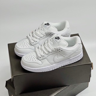 Giày _Nike Sb Dunk Low All White nam nữ, giày SB màu trắng bản cao cấp nhất