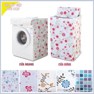 Áo trùm bọc máy giặt lồng đứng, hoặc ngang loại to (hàng đẹp, loại 1) cho máy từ 7kg - 8kg, bọc máy giặt chống thấm nước