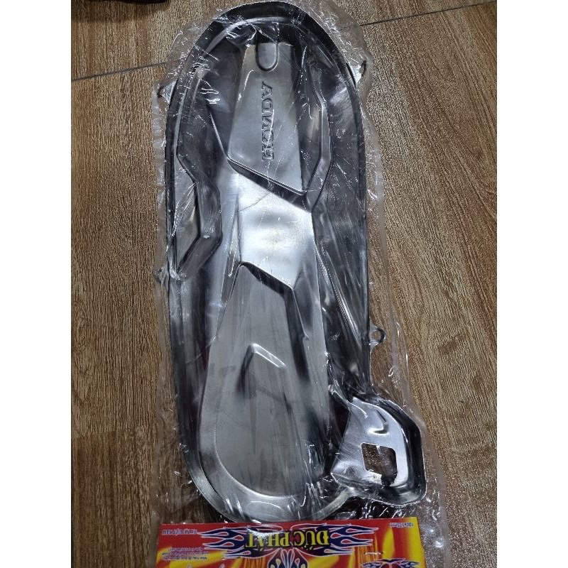 Ốp côn xe AB Air Blade đời 2020-2021, Phụ kiện ốp xe AB inox zin