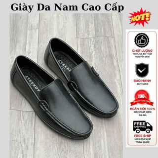 GIÀY TÂY NAM CÔNG SỞ LỊCH LÃM PLAYBOY - (Giày Mọi Lười Đen )