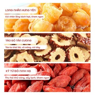 TRÀ THANH LỌC- DƯỠNG TÂM (Long Nhãn, Kỷ Tử, Táo Đỏ)
