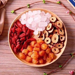 TRÀ THANH LỌC- DƯỠNG TÂM (Long Nhãn, Kỷ Tử, Táo Đỏ)